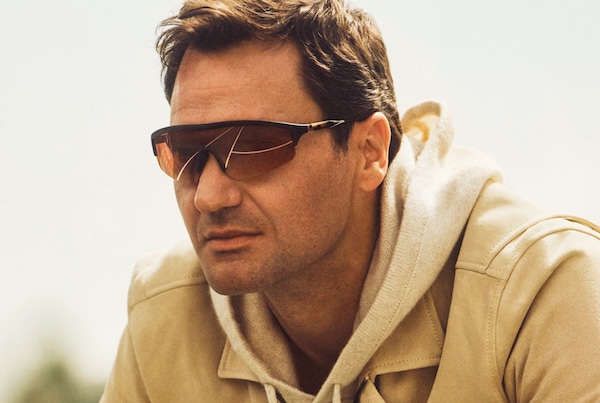 Roger Federer avec lunettes